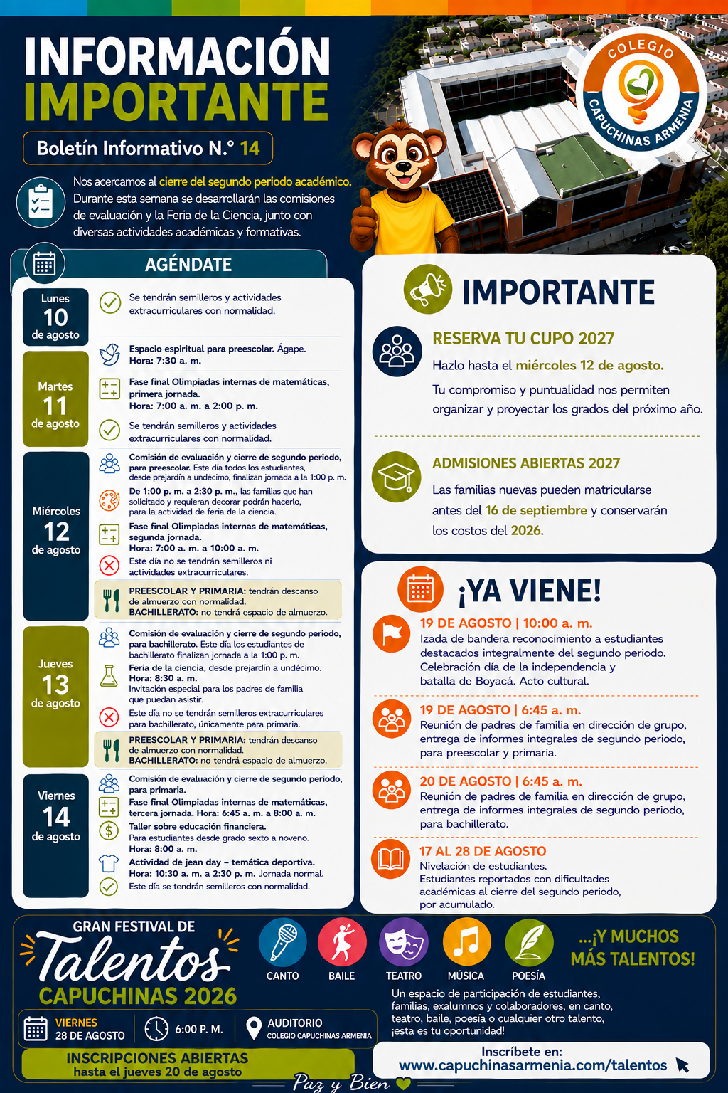 Boletín informativo Nro. 14